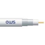 Economy RG6 75 Ohms Foam Filled Coaxial Cable - Aluminium Braid - Image 2