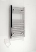 Electric Towel Rail straight standard White - Image 3