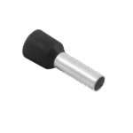 Black Bootlace Ferrule 1.5mm