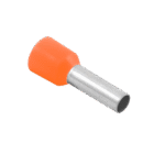 Orange Bootlace Ferrule 4mm