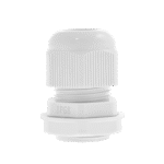 Nylon Cable Gland - 20mm - White - Pack of 10 - Image 2