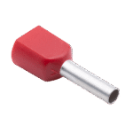 Red Bootlace Ferrule 1.0mm - Image 2