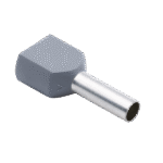 Grey Bootlace Ferrule 2.5mm - Image 2