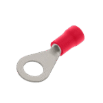 Red Ring Terminals Studs Pack of 100