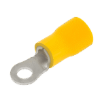 Yellow Ring Terminals Studs Pack of 100 - Image 2