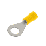 Yellow Ring Terminals Studs Pack of 100 - Image 3