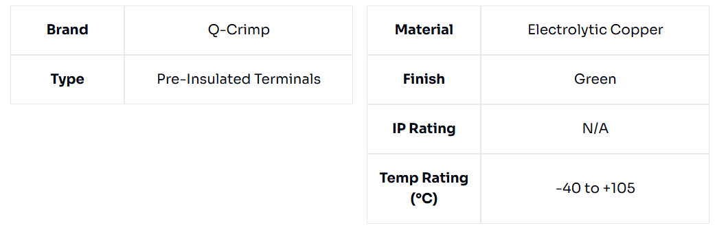 image of Green Bootlace Ferrule 6.0mm