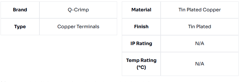 image of Copper Tube Lug 2.5mm≤ with Stud
