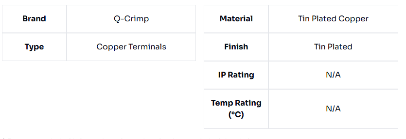 image of Copper Tube Lug 6mm≤ with Stud Pack of 25