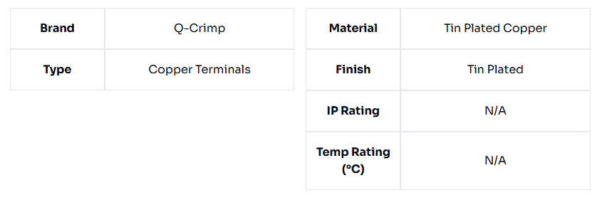 image of Copper Tube Lug 10mm≤ with Stud Pack of 10