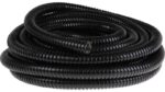 GALV BLACK PVC FLEX CONDUIT X 10M