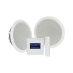 WA-215 In-Wall Amplifier & Ceiling Speaker Set