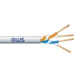 Telephone Cable CCS White 100m
