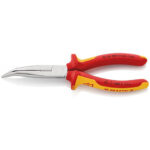 KNIPEX 26 26 200 SB Snipe Nose Side Cutting Pliers insulated with multi-component grips, 200mm