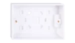 Square 2g Pattress Box