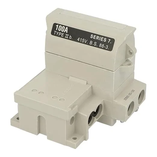 epqbkkpl Henley Series 7 Grey Single Pole And Neutral 100a Fuse unit (Less Fuse) - Image 1