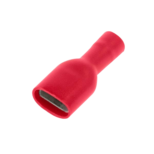 QRFPO28F5 Red Female Push-on Terminals - Image 1