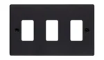 Grid Plate Matt Black - Image 3