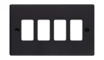 Grid Plate Matt Black - Image 4