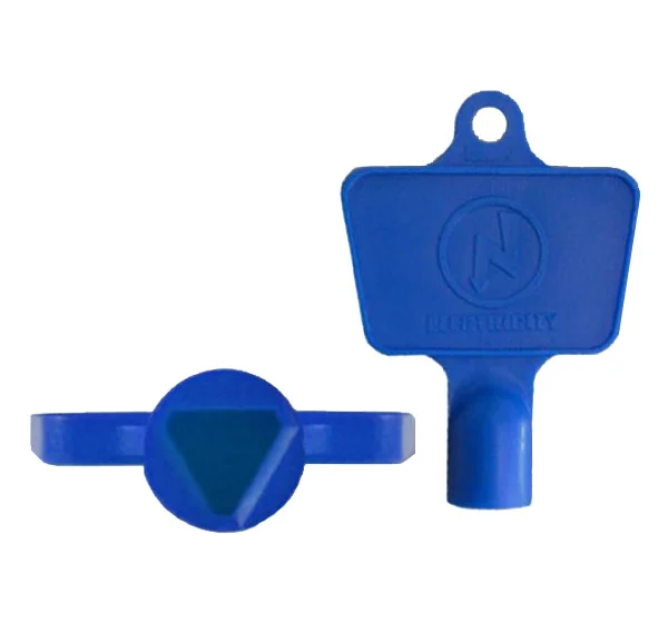 electric-meter-box-key_30 Blue Plastic Electric Meter Box Key- Single Meter Key - Image 1