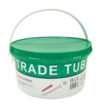 400x Red Wall Plugs & 400x 1.5" Screws Tub