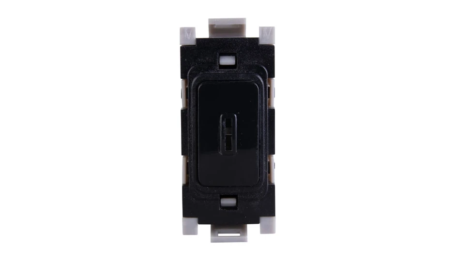 G3533BK Grid Key Switch 20A Intermediate Black - Image 1