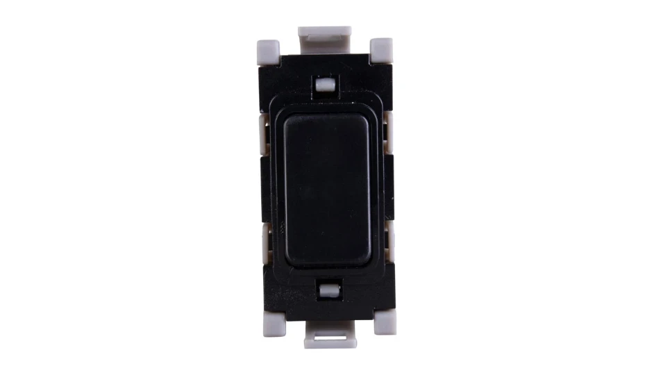 G3542BK Grid Fuse Outlet Black - Image 1