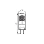 1.5W LED light G4, 4000K - Image 3