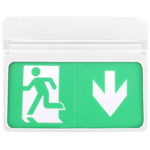 Emergency Exit Sign IP20 White - Image 2