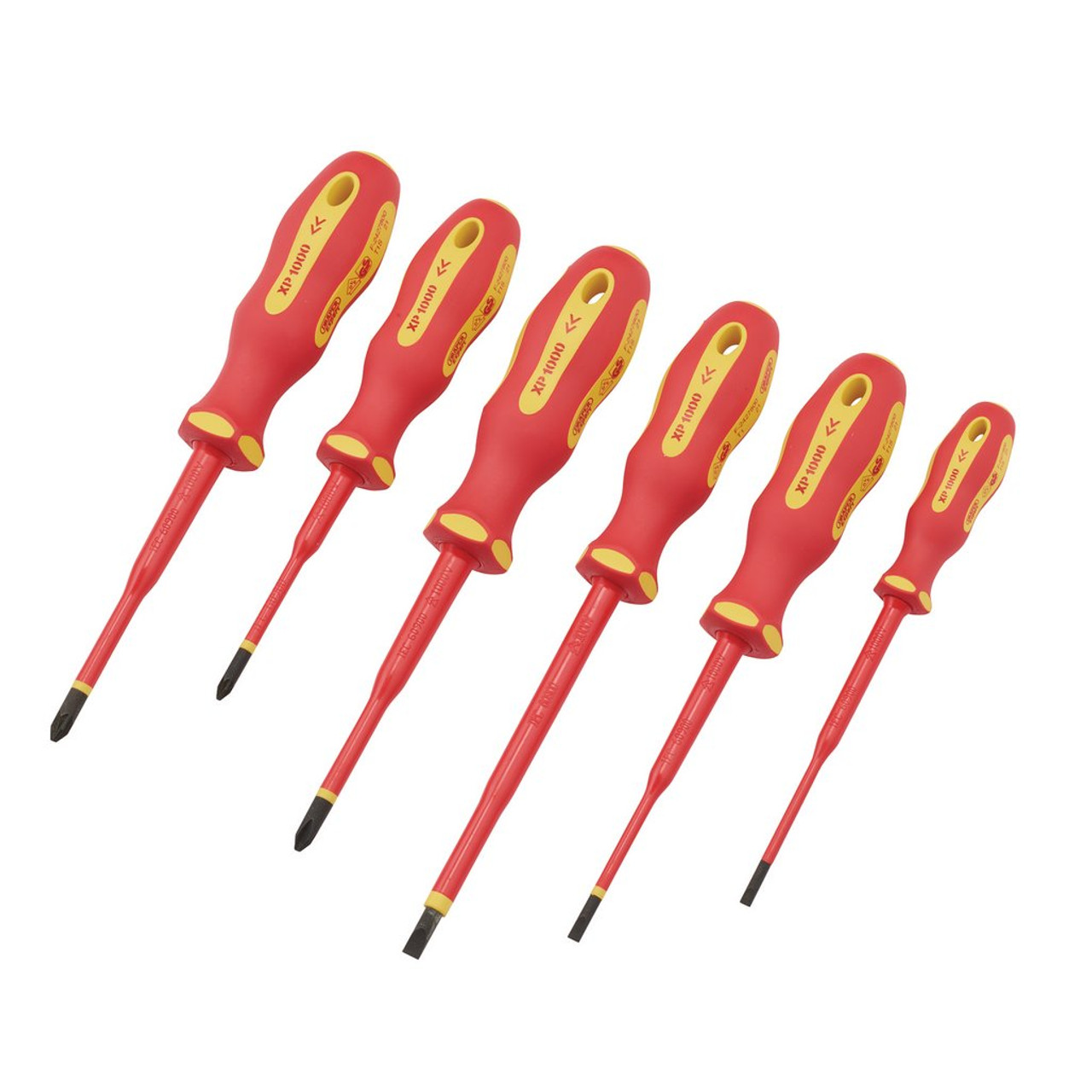 02167_1__52009 VDE Slimline Screwdriver Set (6 Piece) - Image 1