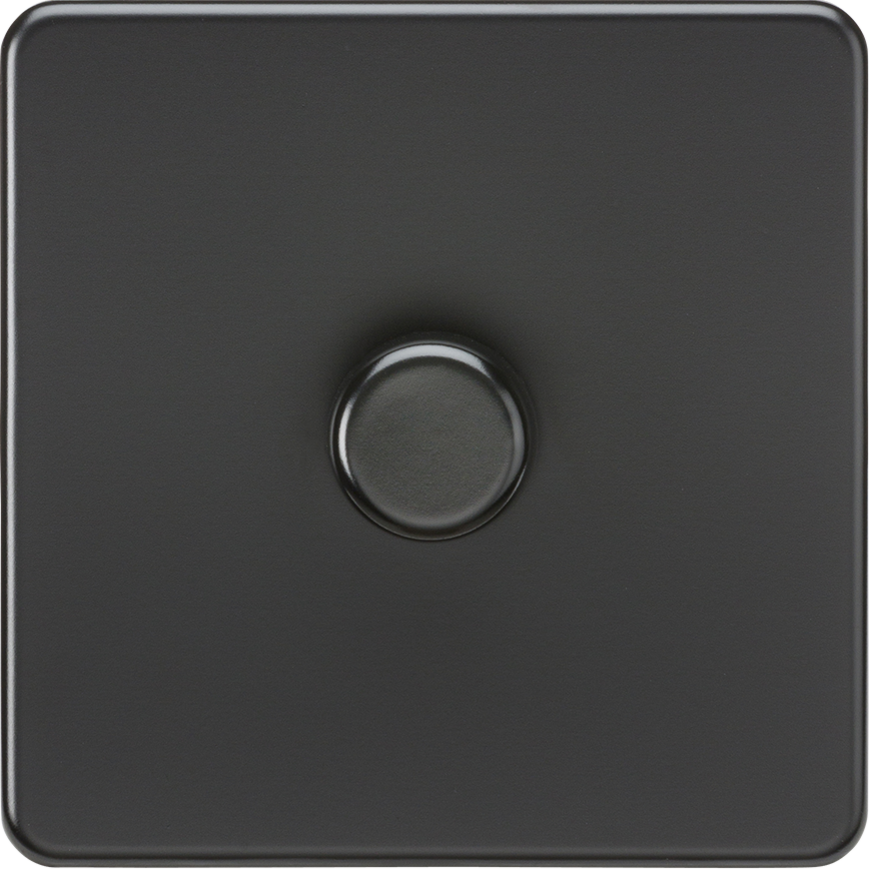1417344-autocrop-869x869 2-way 10-200W (5-150W LED) Intelligent dimmer - Matt Black - Image 1