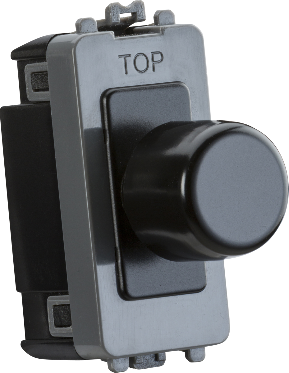 1097208-autocrop-930x1200 (1) 2-way 10-150W (5-150W LED) Intelligent Dimmer - Matt Black - Image 1