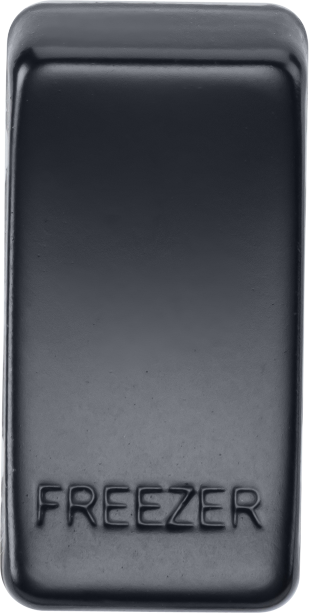 460114-autocrop-605x1200 (1) Switch cover "marked FREEZER" - matt black - Image 1
