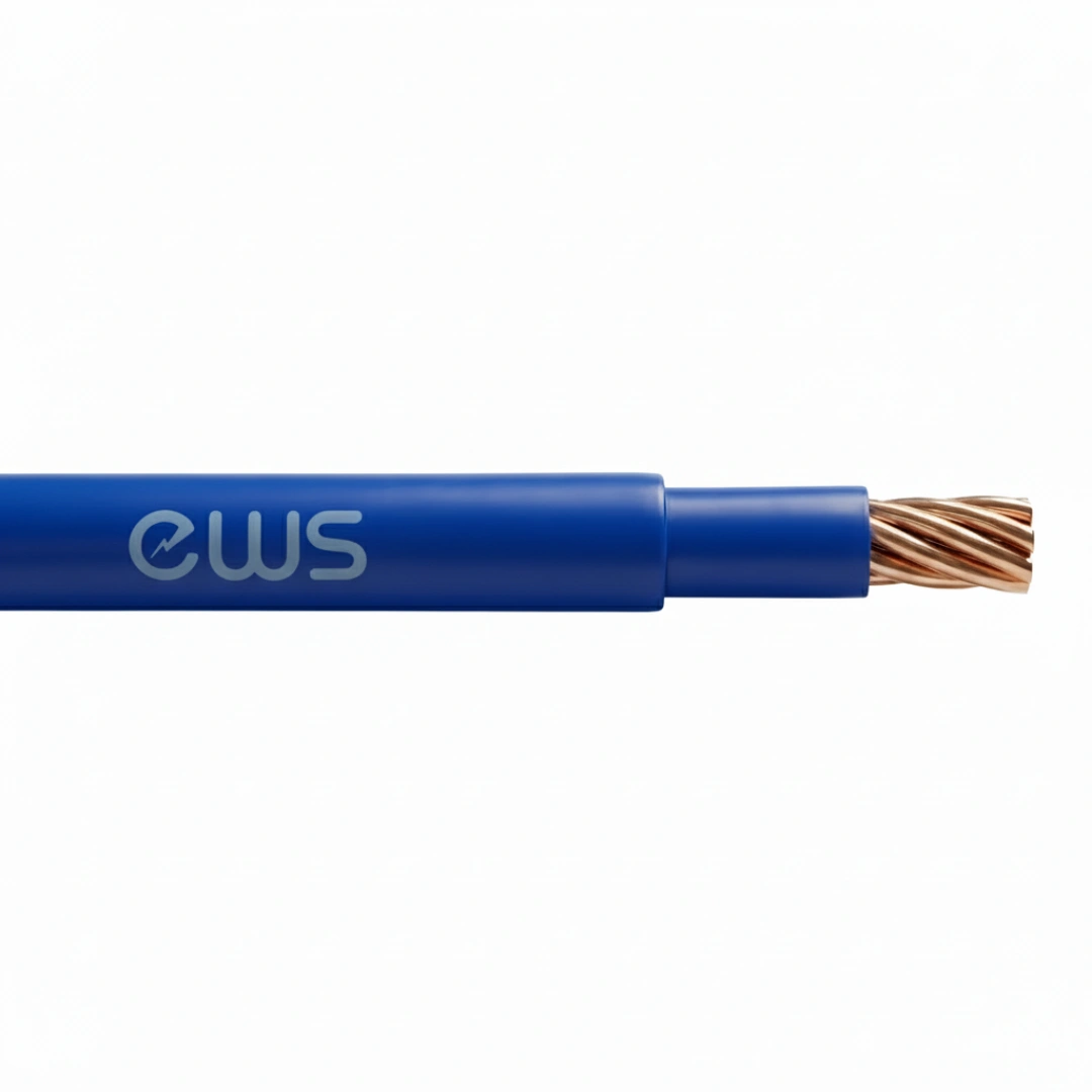 BLUE METER TAILS SINGLE CORE PVC CABLE 6181Y 25m ReelM² BLUE FLEXI METER TAILS SINGLE CORE PVC CABLE - Image 1