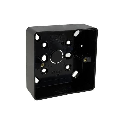 SFR1BK 44mm Surface Box Round Corner Black - Image 1