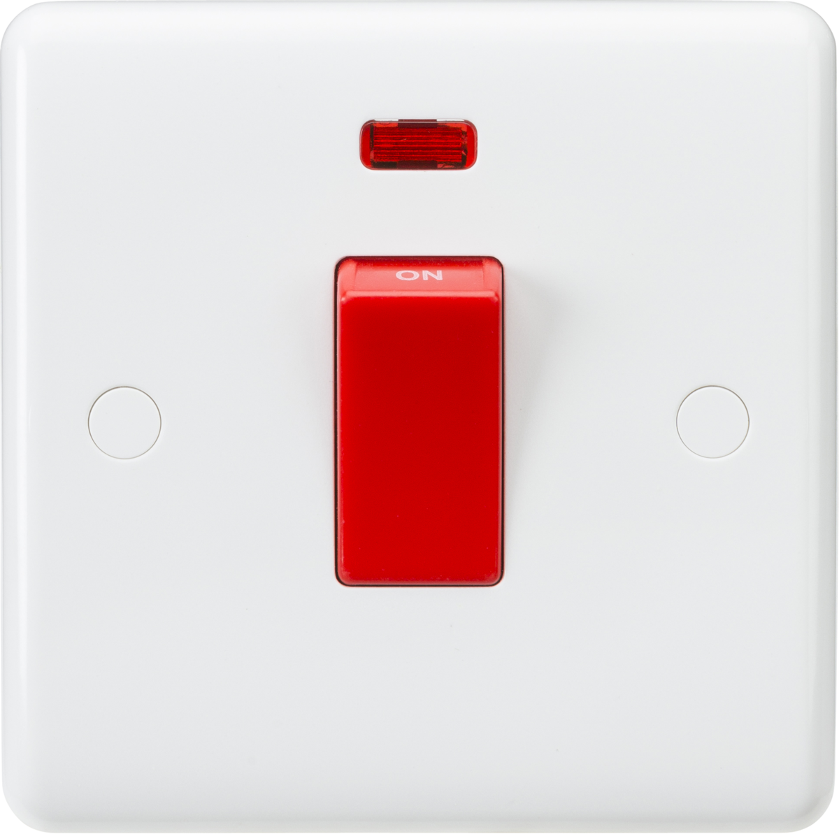 135210-autocrop-1200x1193 45A DP Switch with Neon (1G size) - Red Rocker - Image 1