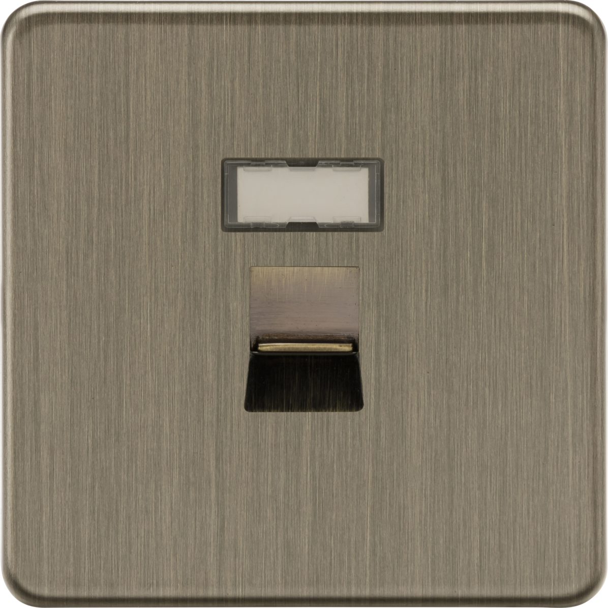 2013324-autocrop-1196x1200 UTP CAT6a RJ45 Network Outlet - Antique Brass - Image 1