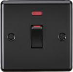 45A DP Switch with Neon - Matt Black