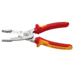 KNIPEX 13 76 200 ME VDE Wire Stripper with Multi-Component Grips, 200mm - Image 2