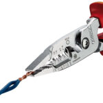 KNIPEX 13 76 200 ME VDE Wire Stripper with Multi-Component Grips, 200mm - Image 4