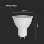 VT-247D 6W GU10 RIPPLE PLASTIC SPOTLIGHT CREE CHIP 110'D DIMMABLE 6YRS WTY - Image 4