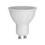VT-247D 6W GU10 RIPPLE PLASTIC SPOTLIGHT CREE CHIP 110'D DIMMABLE 6YRS WTY