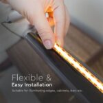10W LED COB STRIP LIGHT WITH IP20 24V 5M/ROLL - Image 4