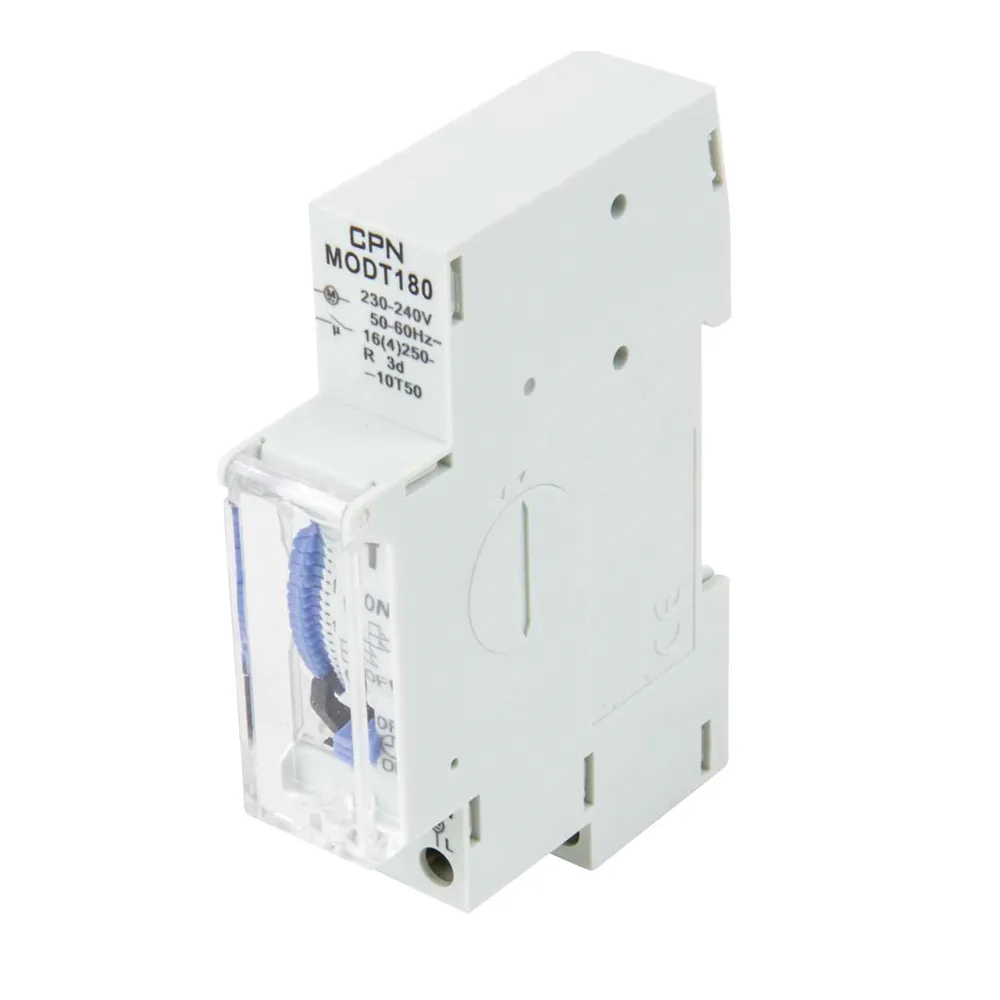 MODT180-24-Hour-Timer-Cat-V1.0-p44 24 Hour On/Off Mechanical Analogue Timer, 16A - Image 1