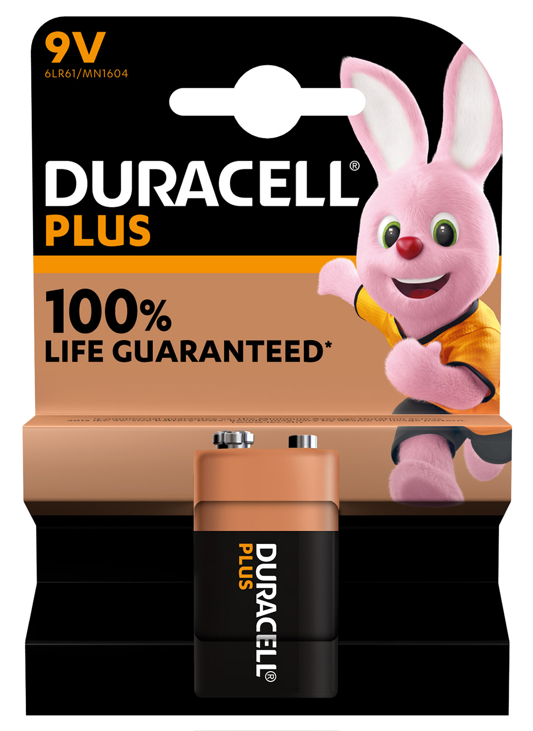 656944UK_CO1 9V Duracell Plus Power Alkaline Batteries - Image 1