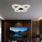 130W LED SMART DECORATIVE CEILING LAMP 620x620MM 3IN1 REMOTE CONTROL DIMMABLE WHITE - Image 2
