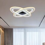 130W LED SMART DECORATIVE CEILING LAMP 620x620MM 3IN1 REMOTE CONTROL DIMMABLE WHITE - Image 3