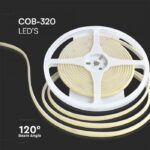 VT-COB 320 10W LED COB STRIP LIGHT IP67 24V (5M/ROLL)(PRICE/M) - Image 4