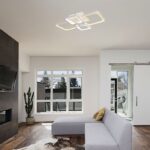 70W LED SMART DECORATIVE CEILING LAMP 3IN1 REMOTE CONTROL DIMMABLE WHITE - Image 2