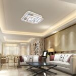 80W LED DECORATIVE CEILING LAMP CCT 3IN1 DIMMABLE IR REMOTE CONTROL WHITE - Image 3